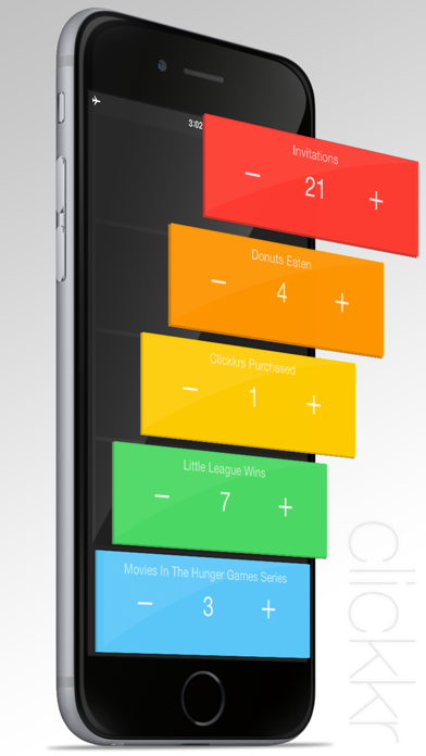 Screenshot #1 pour Clickkr 2™ – the tally counter app for people