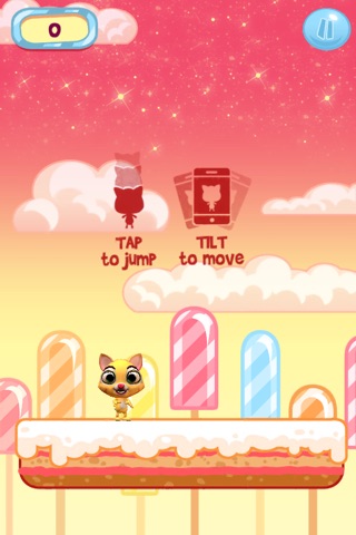 Kitty in Candyland Jump & Tilt - Cute Jumping Cat Platform Crush Game screenshot 2