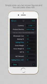 selling price calculator iphone screenshot 3
