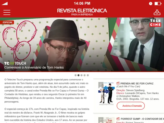 Captura de Pantalla 3 Revista Telecine iphone
