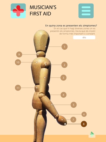 Musician's First Aid - Català (per a iPad) screenshot 2