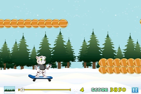 A White Lion Jungle Invasion FREE - Angry Chasing Tiny Tiger Games For Boys screenshot 2
