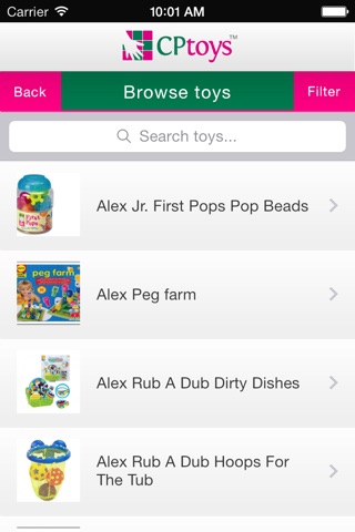 CPtoys App screenshot 2