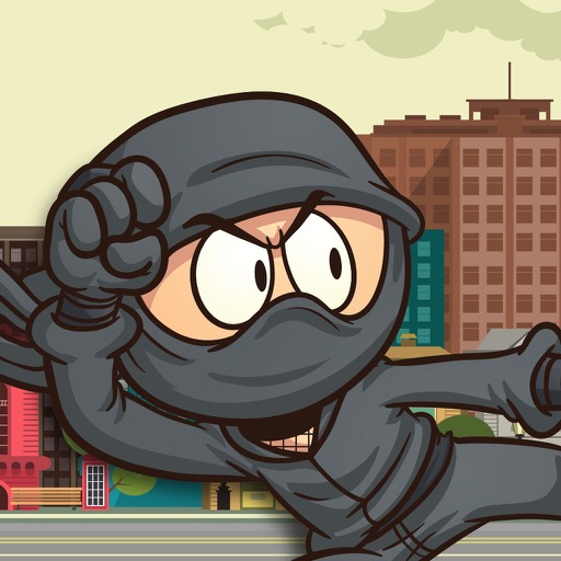 A Super Ninja in Flappy City FREE iOS App