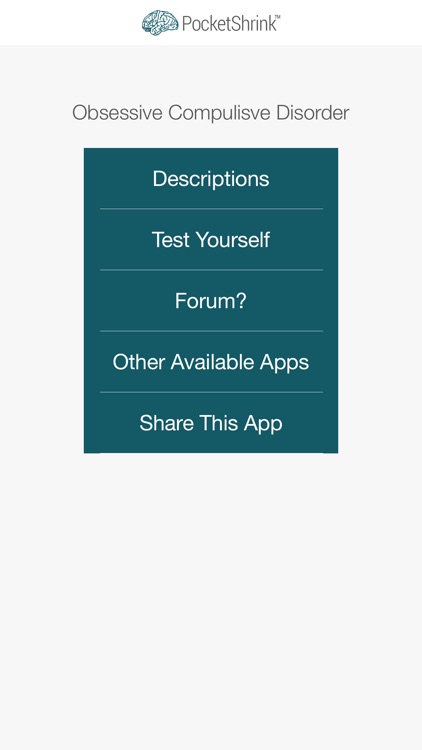 Obsessive Compulsive Disorder OCD Test By PocketShrink