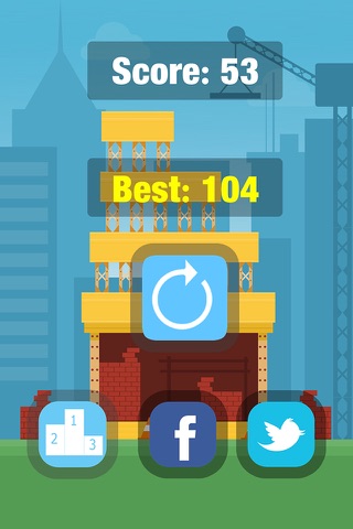 Construction Tower Free - Build By Stacking The Blocks screenshot 3