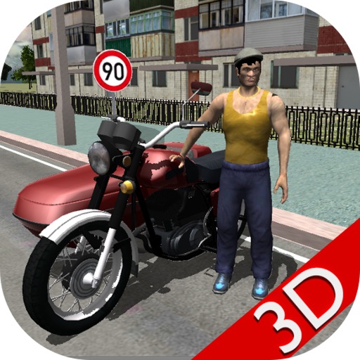 Russian Moto Race the Traffic iOS App