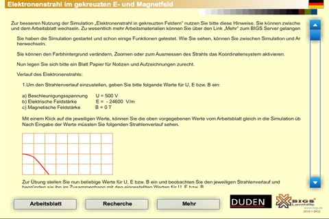 Electron beam in crossed fields_T screenshot 2