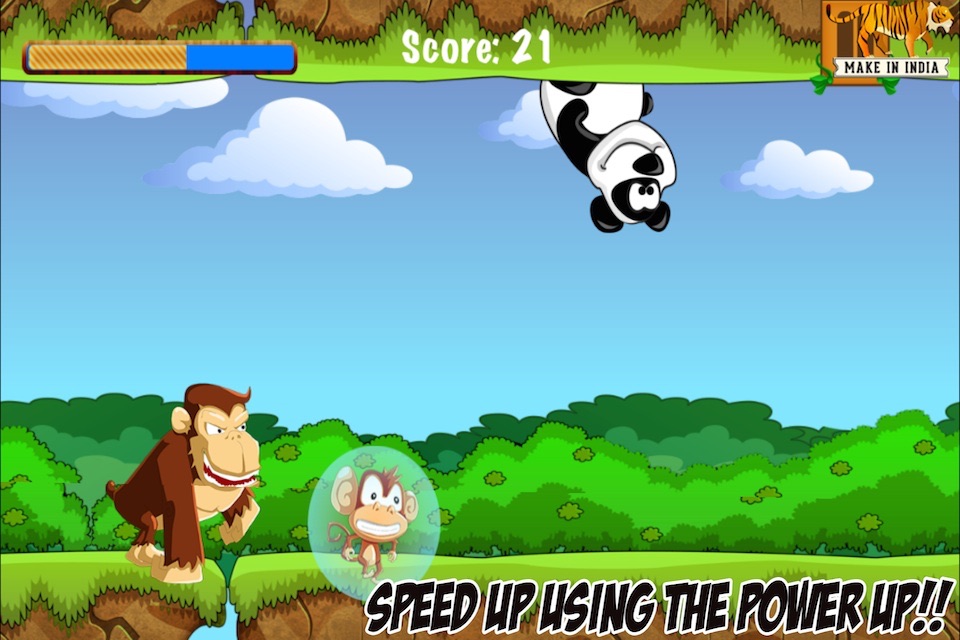 Monkey Hero Run - Jump and Attack in the Amazing Jungle Safari screenshot 2