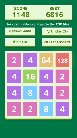 Number Tiles Challenge - free impossible 2048 game editionのおすすめ画像3