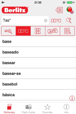 Portuguese <-> English Berlitz Basic Dictionary screenshot 2