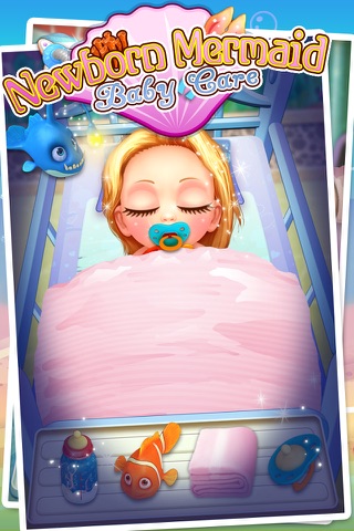 Mermaid's Newborn Baby Doctor - kids game & new baby screenshot 3