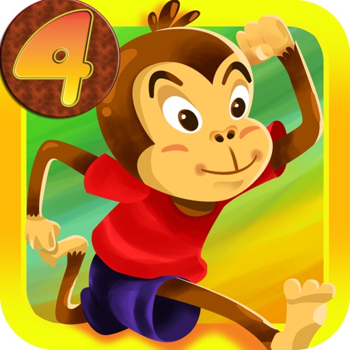 Banana Monkey Jungle Gorilla Run Lite iOS App