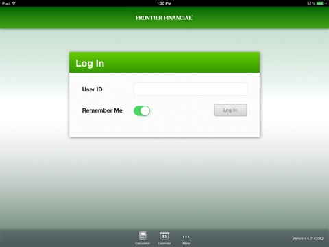 Frontier Financial Credit Union for iPad screenshot 2