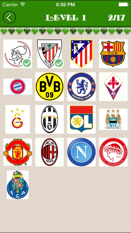 Football Clubs Logo Quiz puzzle game - Guess Country & Soccer