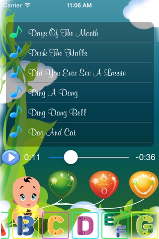 Amazing Kid Songs - All A to Z Kid Songs Collection screenshot 3