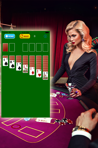 Скриншот из A Las Vegas Great Solitaire Free City Game: Social Deluxe Classic