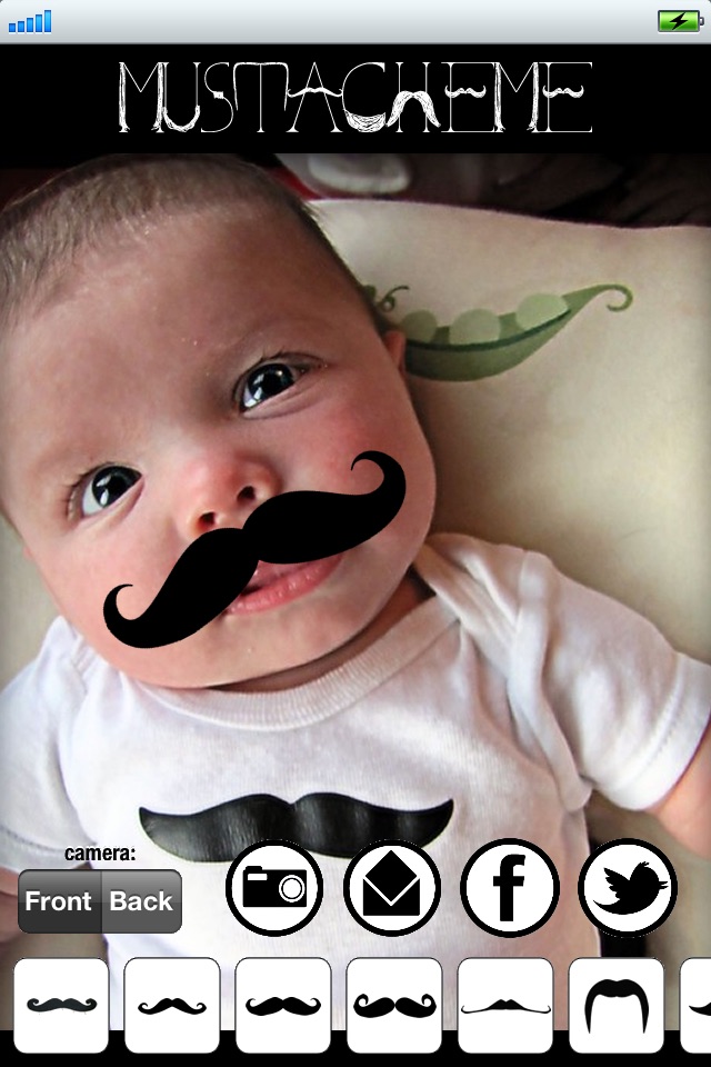 MustacheMe! Cool Moustaches over your face screenshot 3