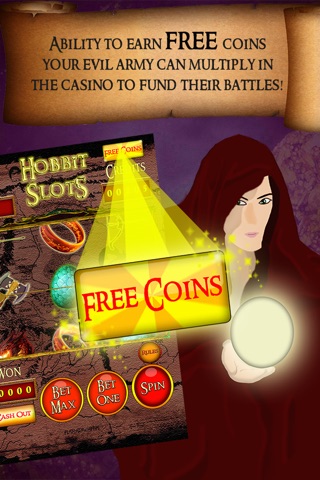 Hobbit's Gold Journey Slot-Machine Earth Battle with Lucky Bonus Spin Jackpot Win screenshot 3