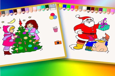 Children's Coloring Book — Free Finger Painting & Doodle For Christmas screenshot 2