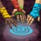 HANDS CLASH IN CHAOS in Bam fu, a game for two-, three- or four people on one device