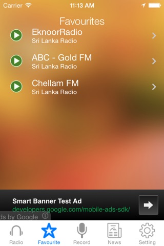 Sri Lanka Radio News Music Recorder screenshot 3