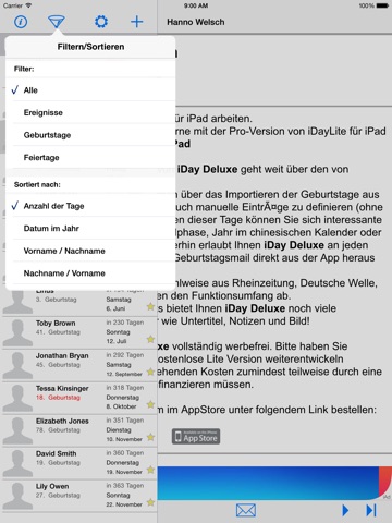 iDayLite für iPad screenshot 3