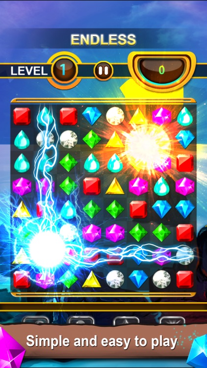 Jewels Quest - Classic Match-3 Puzzle Game screenshot-4