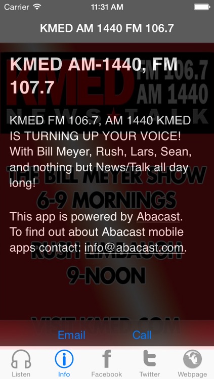 KMED AM 1440 FM 106.7