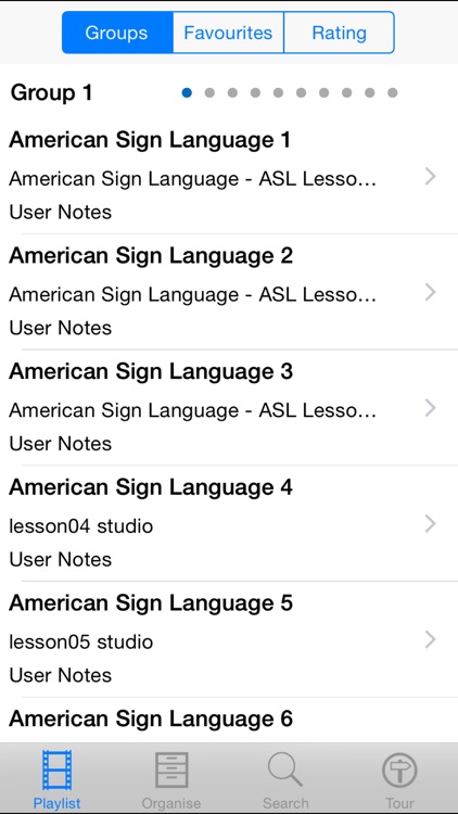 American Sign Language.