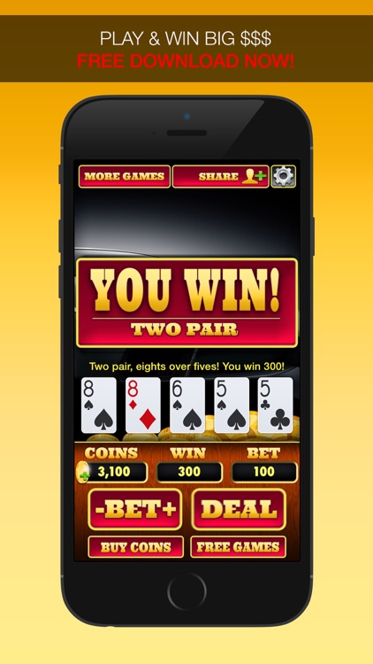 POKER 2 Richest - Play Video Poker Game at Monte Carlo Casino with Real Las Vegas Gambling Odds for Free !