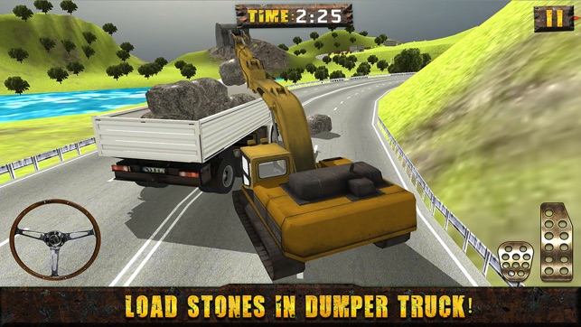 Real Hill Dump Truck & Excavator Crane Simulator(圖5)-速報App