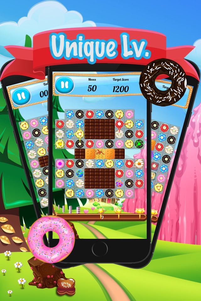 Donut Sweet Pop Mania screenshot 2