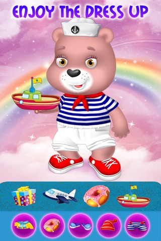 The Style and Make My Little Bears Game - Love Playtime and Care Fashion Salon Dress Up Free screenshot 3