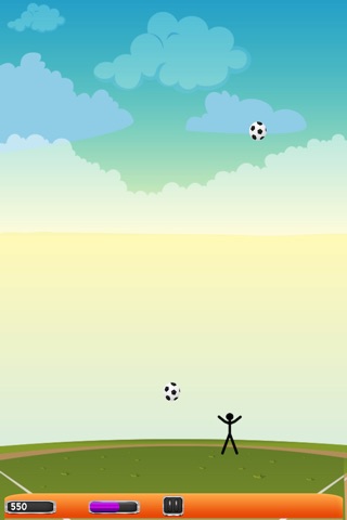 A Stickman Run - Escape the Falling Soccer Balls Pro screenshot 4