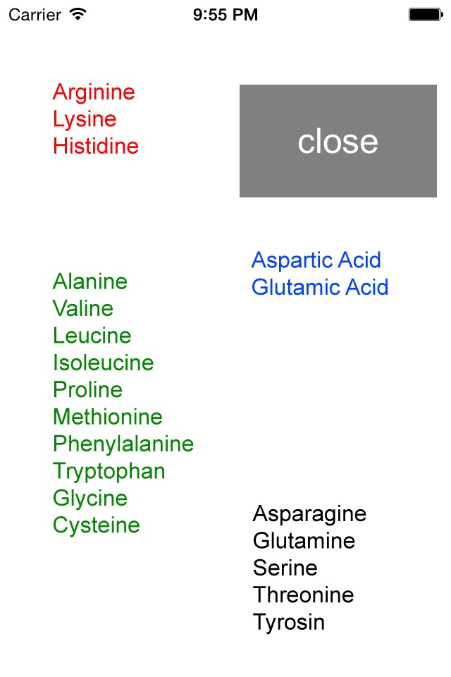 Learn Amino Acids screenshot 4