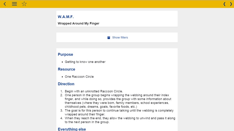 Lions Quest Energizers