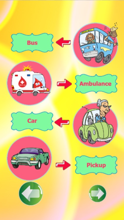 English vocabulary vehicle : english training for kids & toddler