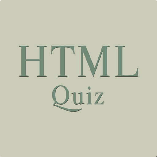 HTML Quiz iOS App
