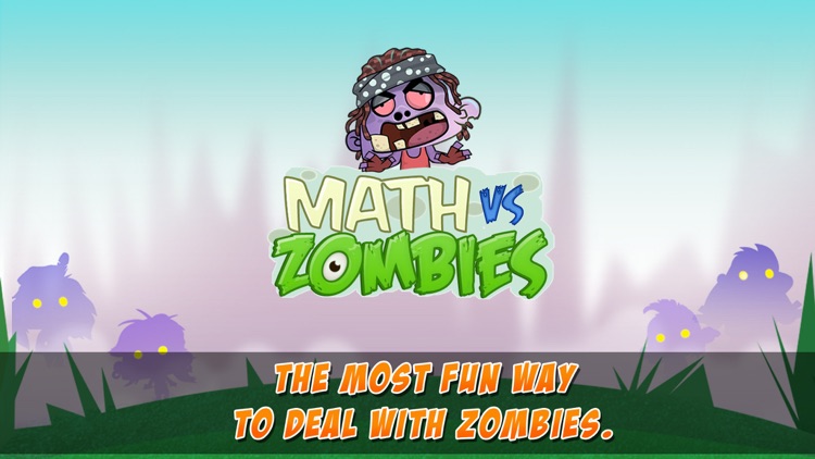 Math Vs Zombies - Math Games Grade K - 5 screenshot-0