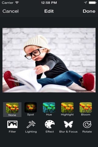 Insta Camera Free - Photo editor retouch and filter effect screenshot 4