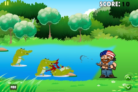 A Pitfall Swamp Attack FREE - Redneck People vs. the Zombie Crocodile Rampage screenshot 4