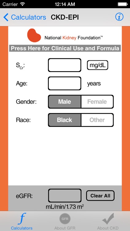 eGFR Calculators