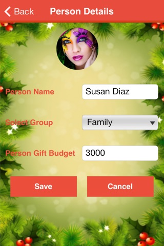 Christmas Gift Budget! screenshot 2