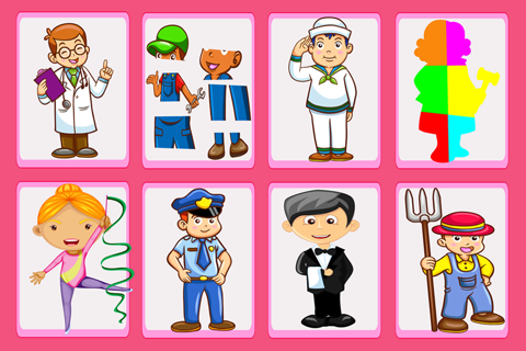 Occupations Puzzle Game For Kids screenshot 2