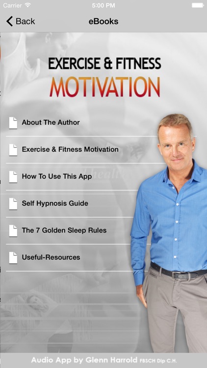 Exercise & Fitness Hypnosis Motivation by Glenn Harrold screenshot-3