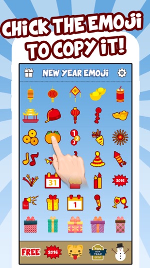 New Year Emoji - Holiday Emoticon Stickers & Emojis Icons fo(圖4)-速報App