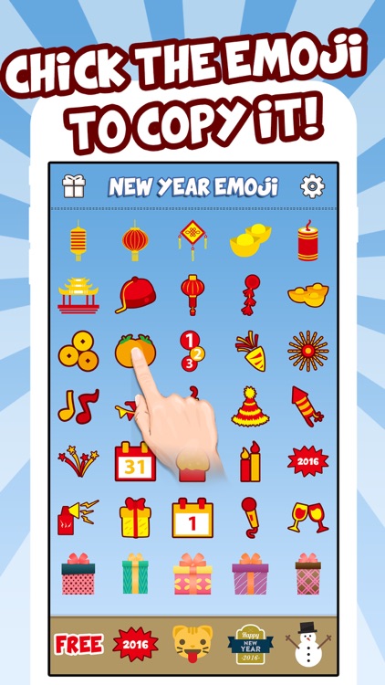 New Year Emoji - Holiday Emoticon Stickers & Emojis Icons for Message Greeting screenshot-3