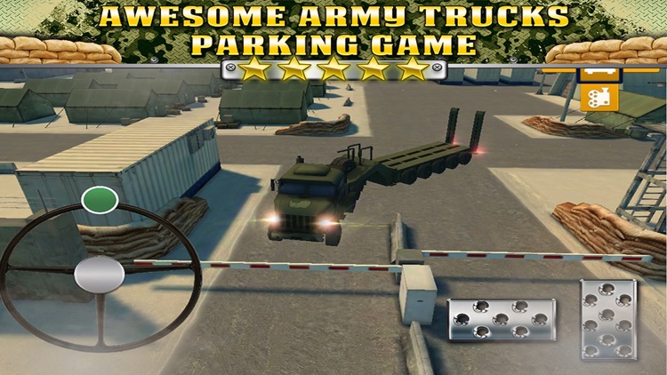 Monster Army Trucks Parking 3D Real Battle Tank, Missile Launcher and Armour Truck Driving School