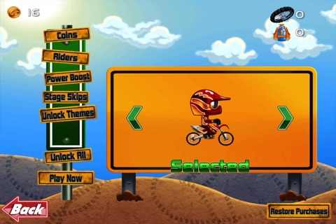 A Stickman Motorcross Downhill Climb Bike Adventure Race by Top Kingdom Games screenshot 2